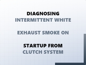 Diagnosing White Smoke From Your Vehicle's Clutch